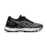 ASICS跑步鞋女缓震支撑性轻便舒适黑色半帮透气网面简约设计