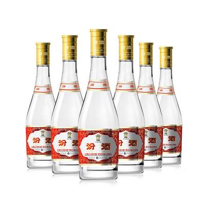 汾酒 黄盖玻汾53度475ml[6瓶装]日期随机 光瓶口粮
