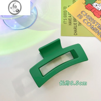 JiMi牛油果绿色系抓夹后脑勺发夹盘发夹子头饰ins网红发卡鲨鱼发抓女