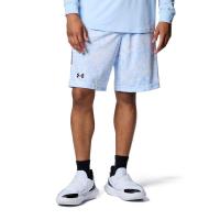 Under Armour男士休闲直筒篮球印花宽松短裤透气速干运动篮球场穿搭