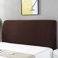 全包床头套罩软包简约现代北欧防尘1.5米1.8m床靠背 深咖(升级特厚玉米绒) 1.8米(适合1.7-1.9米床头使用)
