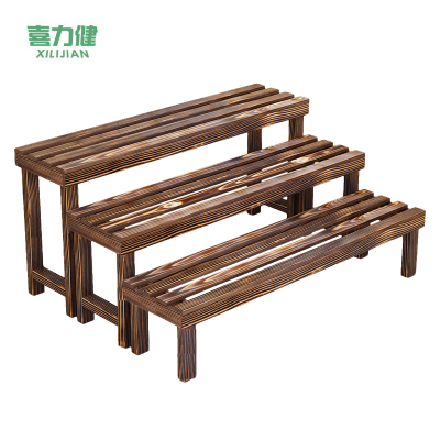 喜力健 梯形花架 三层-长120CM*高55CM 个