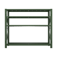 铭威盾消防铁锹镐农具摆放架安保装备器材存放架绿色盾牌货架大盾牌架中型-主架