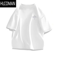 HLCOMAN短袖t恤男夏季百搭休闲2025新款半袖男款潮流简约