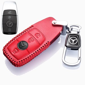 [补贴10%]2020款奔驰真皮钥匙套E级E300L/E260L/ C200L/C260/GLC260L专用扣汽车钥匙包