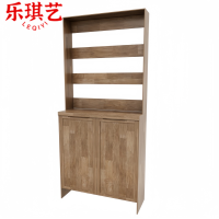 乐琪艺实木衣帽架鞋柜840*350*2000mm个