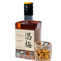 渴梅橡木桶青梅酒12度330ml微醺甜酒低度果酒方瓶送礼自饮聚会