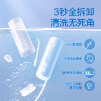 松下(Panasonic)冲牙器洗牙器水牙线高频脉冲水流小巧便携式伸缩小圆管生日礼物送男友送女友DJ33 颜色随机