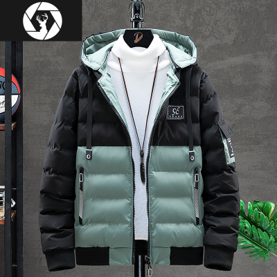 HongZun男士棉衣冬季2020新款韩版潮流冬装羽绒棉服学生潮牌棉袄加厚外套棉衣