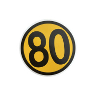 途务 减速牌 限速慢行牌限速标 80公里 块