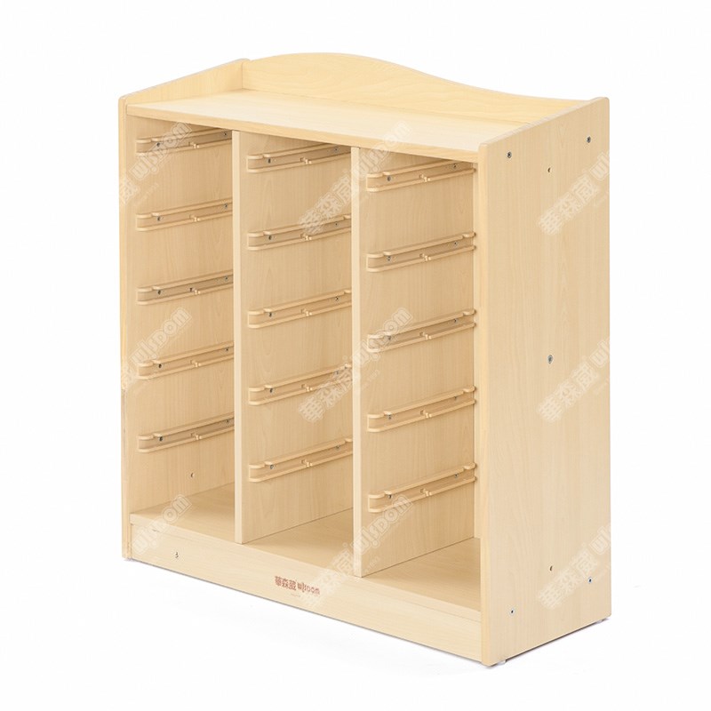 维也纳实木教具盒柜L80-枫木纹