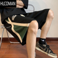 HLCOMAN特大码300斤短裤男女装设计感小众vintage休闲运动夏季五分中裤子