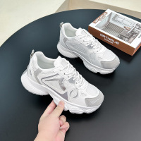 ins韩版新款老爹鞋女2026春季学生跑步运动厚底增高休闲鞋女Y