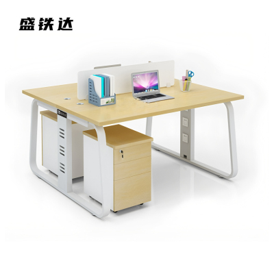 盛铁达 2人办公桌含柜 1200*1200*750mm STD-XTBG33 张