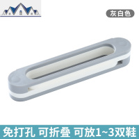 浴室拖鞋架壁挂免打孔卫生间卫浴墙上毛巾挂架鞋子收纳置物架GQ型 三维工匠
