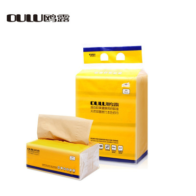 鸥露（OULU）本色面巾纸4提