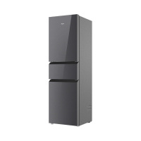 Haier/海尔 BCD-218WGHC3E9YS 三门冰箱 家用大容量冰箱 黑金净化