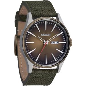 Nixon男士经典机械防水mm表盘mm尼龙表带腕表