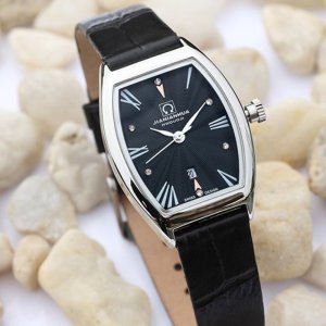 嘉年华CARNIVAL瑞士品牌手表石英表 女士防水韩版学生休闲时尚潮流手表 真皮带表镶水钻腕表 女神手表8323L