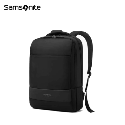 新秀丽(Samsonite)双肩包大容量商务背包通勤-BU1*09001 黑色