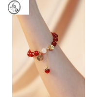 JiMi寄相思 红玛瑙手链女轻奢小众设计温柔风手串闺蜜女朋友礼物