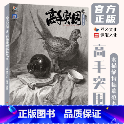 高手突围5素描静物临摹范本 [正版]高手突围5素描静物临摹范本 2024烈公文化刘峻宇