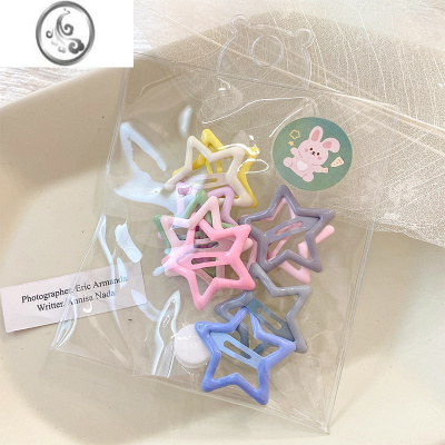 JiMiins少女糖果色BB夹子头饰发夹夜光侧边刘海夹前额碎发夹发卡发饰