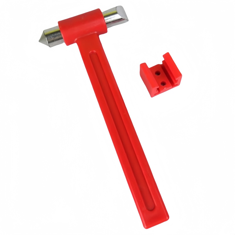 吉迎尚品 消防安全锤 破窗锤 逃生锤 18*8cm带底座 个