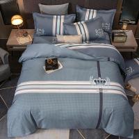 家柏饰(CORATED)全棉全棉四件套床单被套学生宿舍三件套单双人床上用品被罩套件