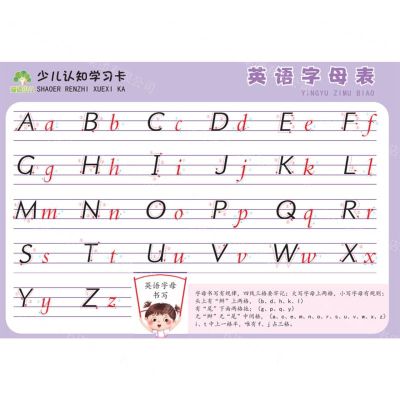 [N]英语字母表/少儿认知学习卡-9787540159887