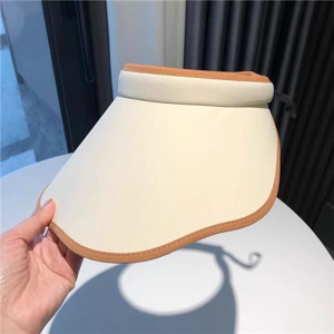 夏季防紫外线花瓣边海边空顶女韩出游遮脸太阳帽大檐遮阳帽3759Z