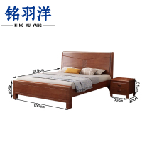 铭羽洋床E06款150*215*45cm+1床头柜套