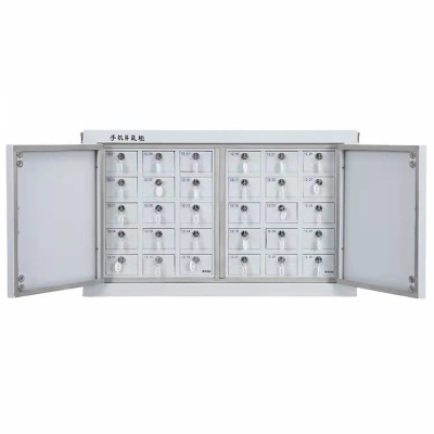 易企采 30格落地款手机会议室考场抽屉式带锁手机寄存放柜