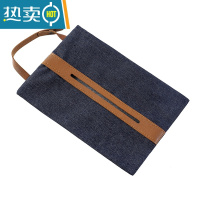 敬平车载纸巾盒袋车用创意可爱挂式汽车抽纸盒套车内车上收纳挂袋网红 牛仔蓝 纸巾包