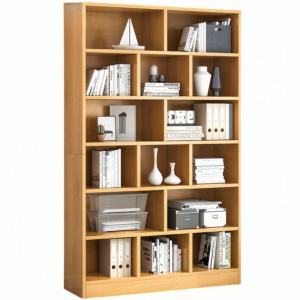 攸形多层实木书柜100*24*180cm台