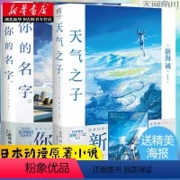 [正版]赠海报新海诚小说全套2册 天气之子+你的名字 新海诚动画电影原著小说 天闻角川 秒速五厘米/言叶之庭 湖北书店