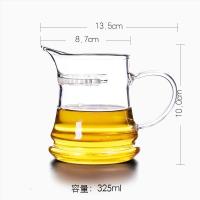 美帮汇手工耐热过滤玻璃公道杯 手柄功夫茶具茶海分茶器 茶壶茶杯