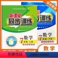 七年级/初中一年级 [正版]新课堂同步训练数学七年级上下册课堂辅导人教版专项训练基础目标