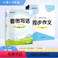 同步作文 三年级下 [正版]2024春季新版新领程专项看图写话同步作文小学一年级二年级三年级四年级五年级六年级下册语文人