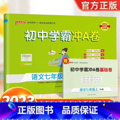 语文-人教版 九年级/初中三年级 [正版]2024新版 初中学霸冲A卷语数英物化七八九年级上册下册试卷测试卷全套初一二三