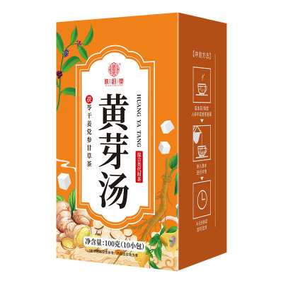 谯韵堂 党参茯苓干姜甘草茶包 黄芽汤100g/盒