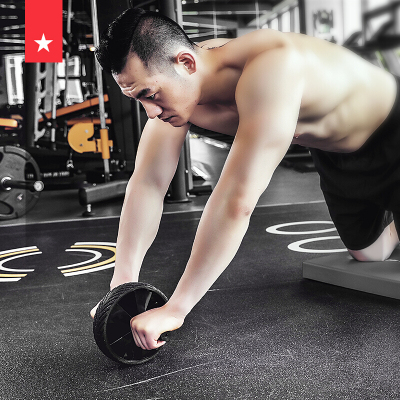 LARASTAR健腹轮家用单轮练腹肌初学者运动腹肌轮卷腹滚轮防滑便携健身垫健身器材
