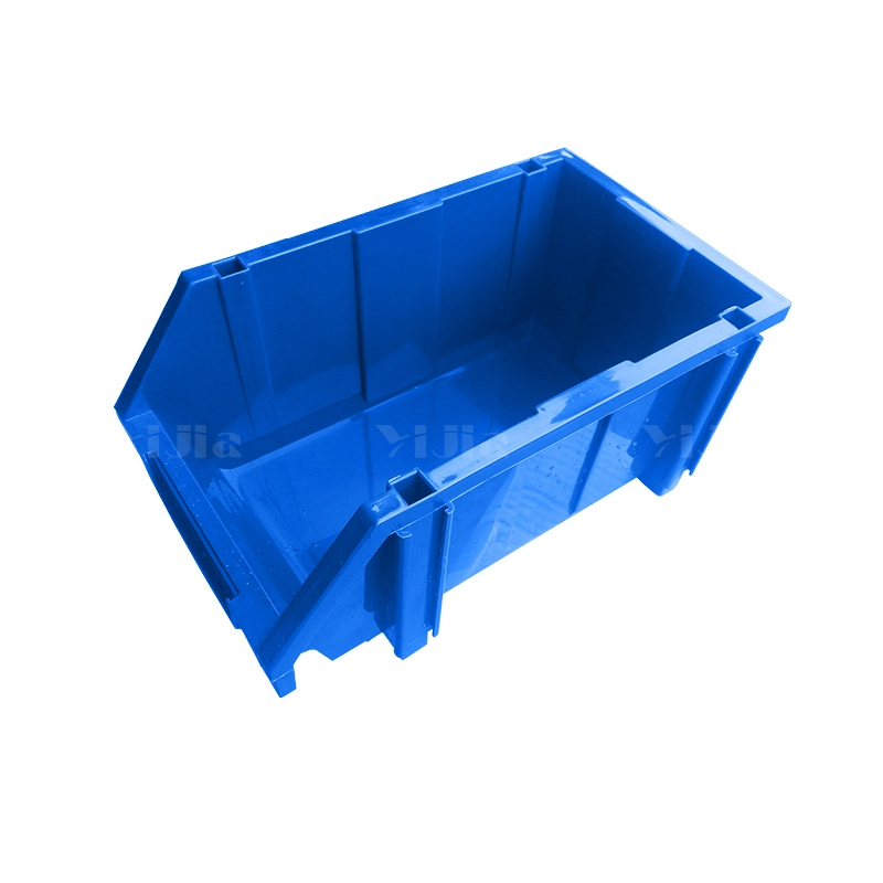 翌嘉YJ4121090 组合式零件盒收纳盒斜口工具盒 蓝色 200*350*155