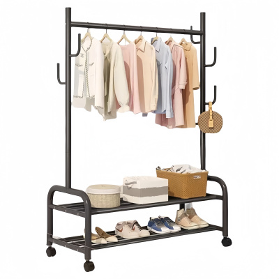 悦兴诚家用晾衣架 双层120*37*165cm个