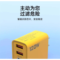 充电头手机多口usb充电器PD快充通用typec插头适用安卓华为小米手表OPPOvivo散热器双口冲多功能插头