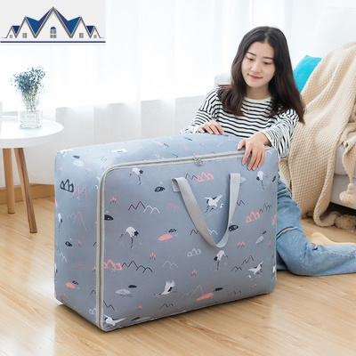 被子收纳袋衣服防水大容量换季整理袋超大加厚防潮打包牛津布袋子 三维工匠收纳包