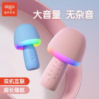 爱国者K1黑色无线蓝牙麦克风手持话筒主持K歌直播家庭KTV儿童表演