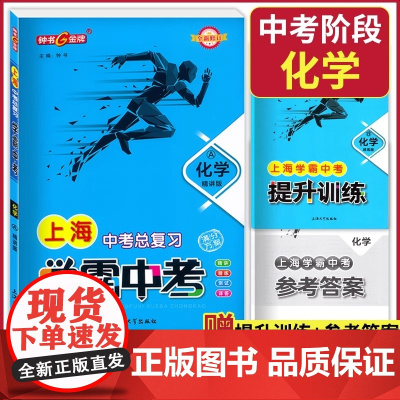 钟书金牌学霸中考化学总复习资料上海大学出版社初中化学专项训练总复习用书冲刺中考复习强化训练书籍上海中考总复习化学