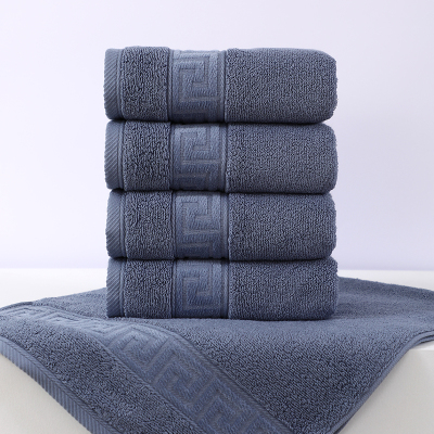 鲸轩M801 34*74cm 130g 日出印象新疆长绒棉毛巾(计价单位:条)蓝色