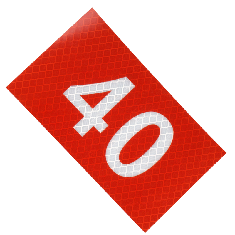 值盾 ZSYDON 护轨轮缘槽宽标志 反光膜 120x70mm/个